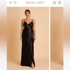 Birdy Grey Cindy Black Satin Dress